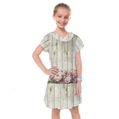 Floral Wood Wall Kids  Drop Waist Dress by snowwhitegirl