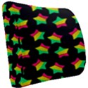 Ombre Glitter Pink Green Star Pat Seat Cushion View2