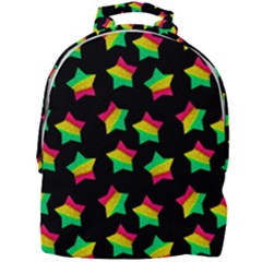 Ombre Glitter Pink Green Star Pat Mini Full Print Backpack