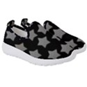 Silver Starr Black Kids  Slip On Sneakers View3