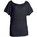 Black Glitter Women s Oversized Tee View1