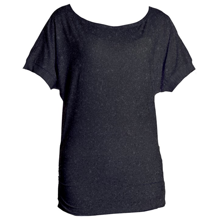 Black Glitter Women s Oversized Tee