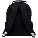 Black Glitter Rounded Multi Pocket Backpack View3