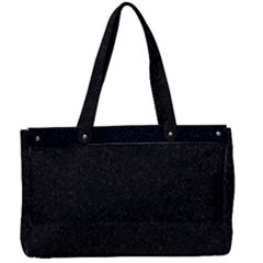 Black Glitter Canvas Work Bag