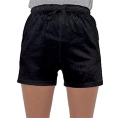 Black Glitter Sleepwear Shorts by snowwhitegirl