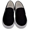 Black Glitter Men s Canvas Slip Ons View1