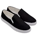 Black Glitter Men s Canvas Slip Ons View3