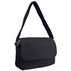 Black Glitter Courier Bag