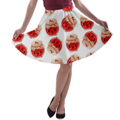 Kawaii Jam Jar Pattern A-line Skater Skirt by snowwhitegirl