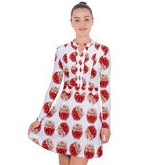 Kawaii Jam Jar Pattern Long Sleeve Panel Dress by snowwhitegirl