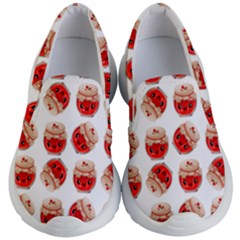 Kawaii Jam Jar Pattern Kids  Lightweight Slip Ons by snowwhitegirl