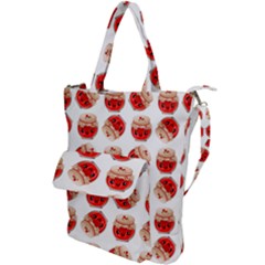 Kawaii Jam Jar Pattern Shoulder Tote Bag