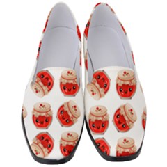 Kawaii Jam Jar Pattern Women s Classic Loafer Heels