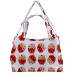 Kawaii Jam Jar Pattern Double Compartment Shoulder Bag by snowwhitegirl