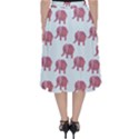 Pink Flower Elephant Classic Midi Skirt View2