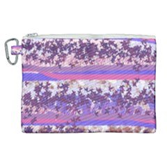 Abstract Pastel Pink Blue Canvas Cosmetic Bag (xl)