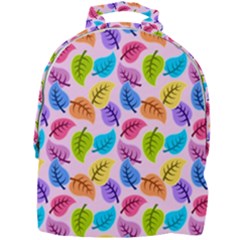 Colorful Leaves Mini Full Print Backpack