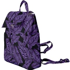 Tropical Leaves Purple Buckle Everyday Backpack by snowwhitegirl