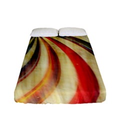 Abstract Rainbow Swirl Fitted Sheet (full/ Double Size) by snowwhitegirl