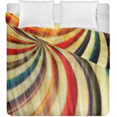 Abstract Rainbow Swirl Duvet Cover Double Side (king Size) by snowwhitegirl