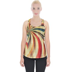 Abstract Rainbow Swirl Piece Up Tank Top by snowwhitegirl