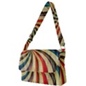 Abstract Rainbow Swirl Full Print Messenger Bag View1