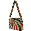 Abstract Rainbow Swirl Full Print Messenger Bag View2