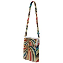 Abstract Rainbow Swirl Multi Function Travel Bag