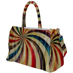 Abstract Rainbow Swirl Duffel Travel Bag