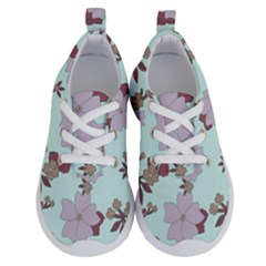 Vintage Floral Lilac Pattern Running Shoes