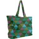 Green Geometric Simple Shoulder Bag View2