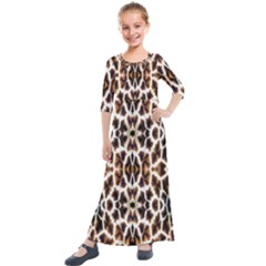 Ml 110 Kids  Quarter Sleeve Maxi Dress