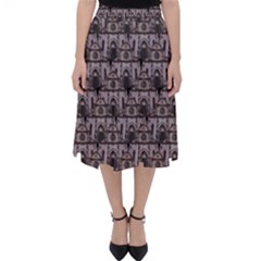 Gothic Church Pattern Classic Midi Skirt