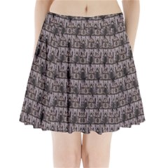 Gothic Church Pattern Pleated Mini Skirt by snowwhitegirl