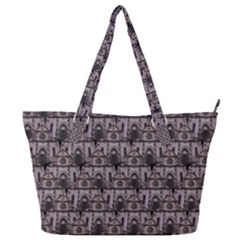 Gothic Church Pattern Full Print Shoulder Bag