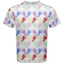 Colorful Cherubs White Men s Cotton Tee View1