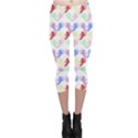 Colorful Cherubs White Capri Leggings  View1