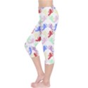 Colorful Cherubs White Capri Leggings  View3