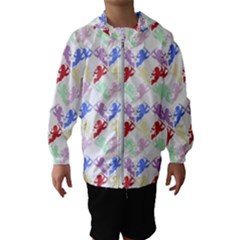 Colorful Cherubs White Hooded Windbreaker (kids) by snowwhitegirl