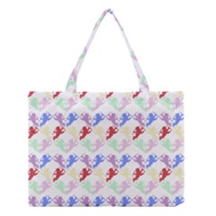 Colorful Cherubs White Medium Tote Bag by snowwhitegirl