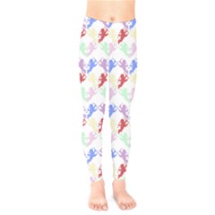 Colorful Cherubs White Kids  Legging by snowwhitegirl