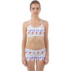 Colorful Cherubs White Back Web Gym Set by snowwhitegirl