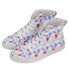 Colorful Cherubs White Men s Hi-top Skate Sneakers by snowwhitegirl