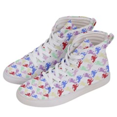 Colorful Cherubs White Women s Hi-top Skate Sneakers by snowwhitegirl