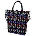 Colorful Cherubs Black Buckle Top Tote Bag View1