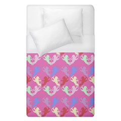 Colorful Cherubs Pink Duvet Cover (single Size) by snowwhitegirl