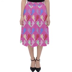 Colorful Cherubs Pink Classic Midi Skirt