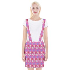 Colorful Cherubs Pink Braces Suspender Skirt by snowwhitegirl