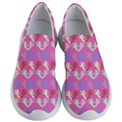 Colorful Cherubs Pink Women s Lightweight Slip Ons