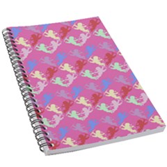 Colorful Cherubs Pink 5 5  X 8 5  Notebook